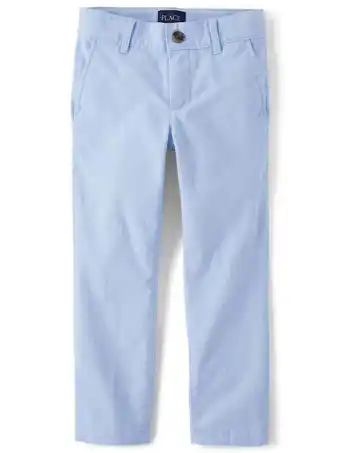 Walmart The Children's Place Boys Stretch Skinny Chino Pant, Sizes 4-16 offer