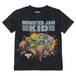 Walmart Monster Jam Grave Digger Vintage Wash Matching Family T-Shirt Toddler to Big Kid offer