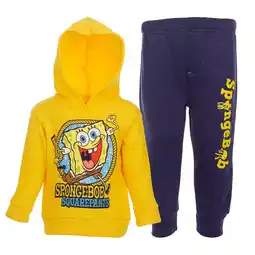 Walmart SpongeBob SquarePants Toddler Boys Fleece Hoodie and Pants Outfit Set Toddler to Big Kid offer