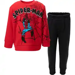 Walmart Marvel Spider-Man Big Boys Fleece Pullover Sweatshirt and Pants Set offer