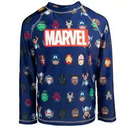 Walmart Marvel Avengers Iron Man Thor Captain America Toddler Boys Rash Guard Toddler to Big Kid offer