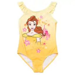 Walmart Disney Princess Belle UPF 50+ One Piece Bathing Suit Toddler to Little Kid offer
