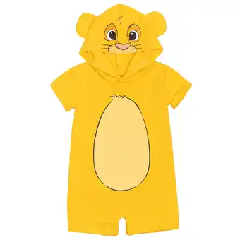 Walmart Disney Lion King Simba Infant Baby Boys Cosplay Costume Romper 18 Months offer