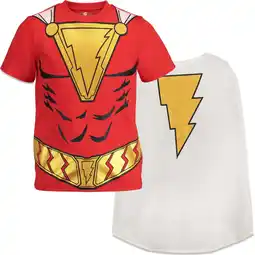Walmart DC Comics Shazam! Little Boys T-Shirt and Cape Little Kid to Big Kid offer