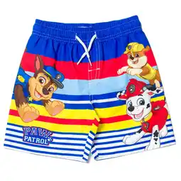 Walmart Paw Patrol Rubble Marshall Chase Toddler Boys Swim Trunks Multicolor 2T offer