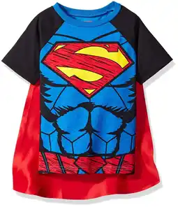 Walmart DC Comics Superman Toddler Boys Caped Cosume Design T-Shirt 4T offer