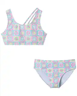 Walmart Andy & Evan girls 2pc Swimsuit, XL (16), Pink offer
