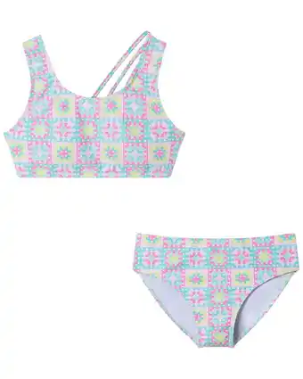 Walmart Andy & Evan girls 2pc Swimsuit, XL (16), Pink offer