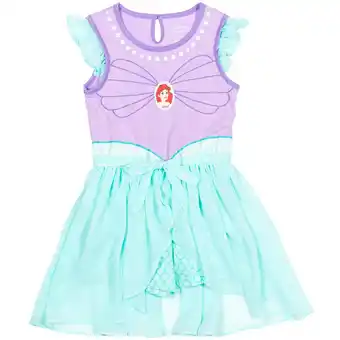 Walmart Disney Princess Ariel Toddler Girls Romper and Skirt Toddler to Big Kid offer