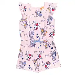 Walmart Paw Patrol Skye Chase Marshall Big Girls Sleeveless Romper Toddler to Big Kid offer