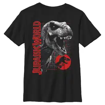 Walmart Boy's Jurassic World Realistic T-Rex Graphic Tee Black X Small offer