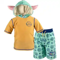 Walmart Star Wars by Star Wars Swim Trunks The Child UPF 50+ Rash Guard offer