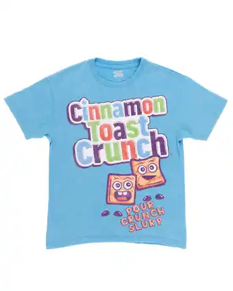 Walmart General Mills Cinnamon Toast Crunch Matching Family Drop Shoulder T-Shirt Logo Toddler to Big Kid offer