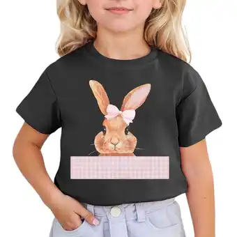 Walmart ZPWKLM Tops For Infnat Printed Round Neck Short Sleeved Blouse For Newborns size 3-4T offer