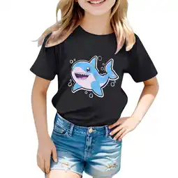 Walmart ZPWKLM ZPWKLM Tees For Child Cute Graphic Short Sleeve Ocean Print Clothes For Toddlers size 2-3T offer