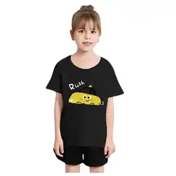 Walmart ZPWKLM Cute Shirt For Infnat Loose Printed Round Neck Short Sleeve Clothes For Toddlers size 2-4T offer