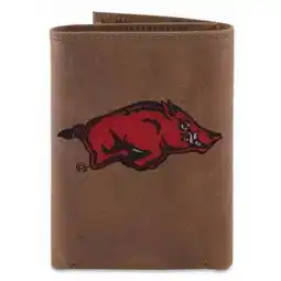 Walmart ZeppelinProducts Arkansas Trifold Embroidered Leather Wallet offer