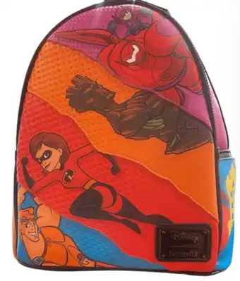Walmart Disney Parks Big Hero Groot Incredibles Hercules Loungefly Backpack New With Tag offer