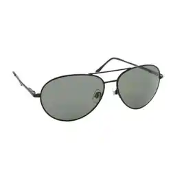 Walmart Aviator Polarized Sunglasses - Matte Black - Smoke Lens offer