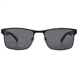 Walmart Tommy Hilfiger Grey Rectangular Men's Sunglasses TH 2040/S 0807/IR 56 offer