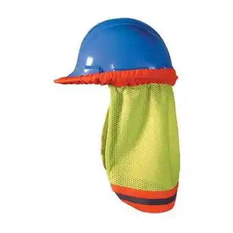 Walmart Occunomix International OK-5057009 High Visibility Mesh Hard Hat with Neck Shade offer