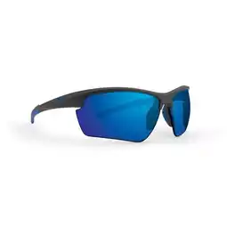 Walmart Kennedy Sunglass with Blue Mirror Lens - Gray & Black offer