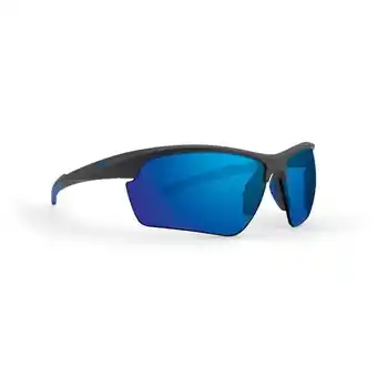 Walmart Kennedy Sunglass with Blue Mirror Lens - Gray & Black offer