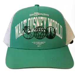 Walmart Disney Parks Walt Disney World Icon Green Baseball Cap Hat New with Tag offer