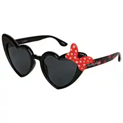 Walmart Disney Heart Shaped Polka Dot Print Sunglasses with Bow offer