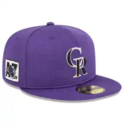Walmart Men's New Era Purple Colorado Rockies 2025 Spring Training 59FIFTY Fitted Hat offer