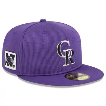 Walmart Men's New Era Purple Colorado Rockies 2025 Spring Training 59FIFTY Fitted Hat offer