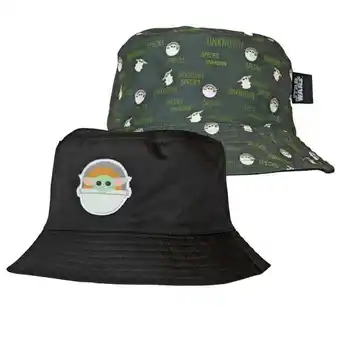 Walmart Star Wars 820992 The Mandalorian The Child Grogu Reversible Bucket Hat offer