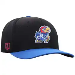 Walmart Men's-Top of the World Black Kansas Jayhawks Reflex Fitted Hat offer