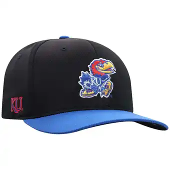 Walmart Men's-Top of the World Black Kansas Jayhawks Reflex Fitted Hat offer