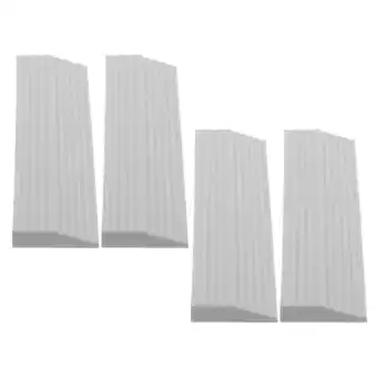 Walmart HOMEMAXS 4pcs Threshold Ramp Robot Vacuum Cleaner Ramp Pad Portable Threshold Angled Ramp offer