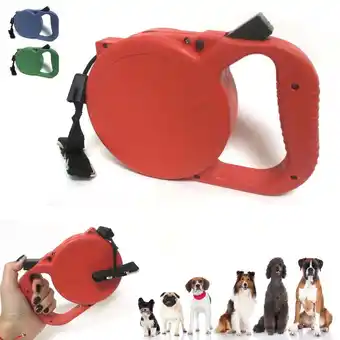 Walmart 25 FT AUTO RETRACTABLE DOG LEASH WITH STOP LOCK LEADS DOGS UP TO 45 LBS NIP offer