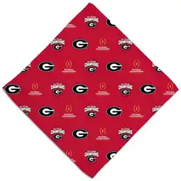 Walmart WinCraft Georgia Bulldogs College Football Playoff 2022 National Champions Pet Bandana offer