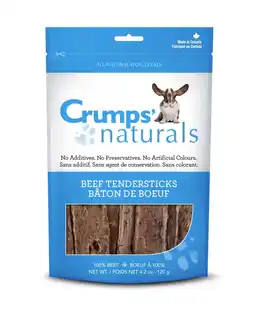 Walmart Crumps' Naturals Tendersticks Beef Dry Dog Treats, 1.9 Oz offer