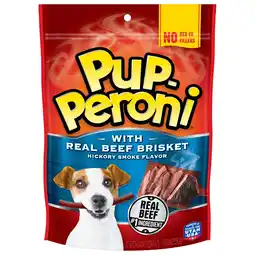 Walmart Pup-Peroni Dog Treats with Real Beef Brisket, Hickory Smoke Flavor, 5.6-Ounce Bag offer