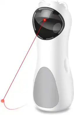 Walmart QiShi Automatic Cat Laser Toy, Random Moving Interactive Laser Toy, Cat Red Dot Exercising Toy offer