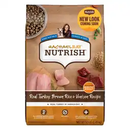 Walmart Rachael Ray Nutrish Real Turkey, Brown Rice & Venison Recipe Dry Dog Food, 5.5 lb. Bag offer