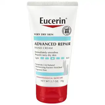 Walgreens Advanced Repair Hand Cream Fragrance Free offer