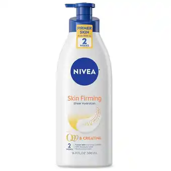 Walgreens Skin Firming Sheer Hydration Body Lotion with Q10 and Creatine offer