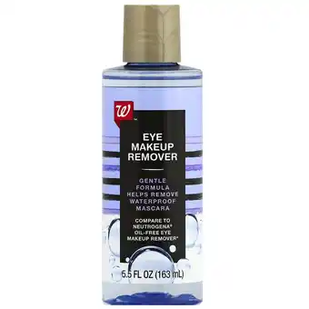 Walgreens Eye Makeup Remover offer