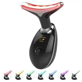 Walmart ZHANGS Red-Light-Therapy-for-Face and Neck, Red Light Therapy Wand, 7 Color Led Face Neck Massager offer