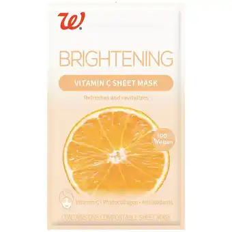 Walgreens Brightening Sheet Mask, Vitamin C offer