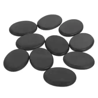 Walmart HOMEMAXS 10 Pcs Volcanic Hot Stone Feet Massage Facial Massager Black offer