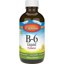 Walmart Carlson B-6 Liquid - Berry Lemonade 100 mg 4 fl oz Liq offer