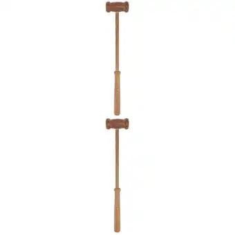 Walmart Raindrops 2 pcs Body Massager Tool Body Massage Hammer Handheld Massager Tool Wooden Hammer offer