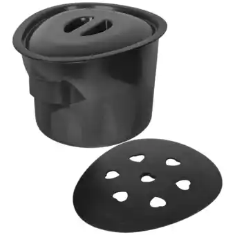 Walmart Kisangel 1 Set Plastic Chamber Pot with Lid for Bedroom Use by Elderly and Handicapped Individuals offer